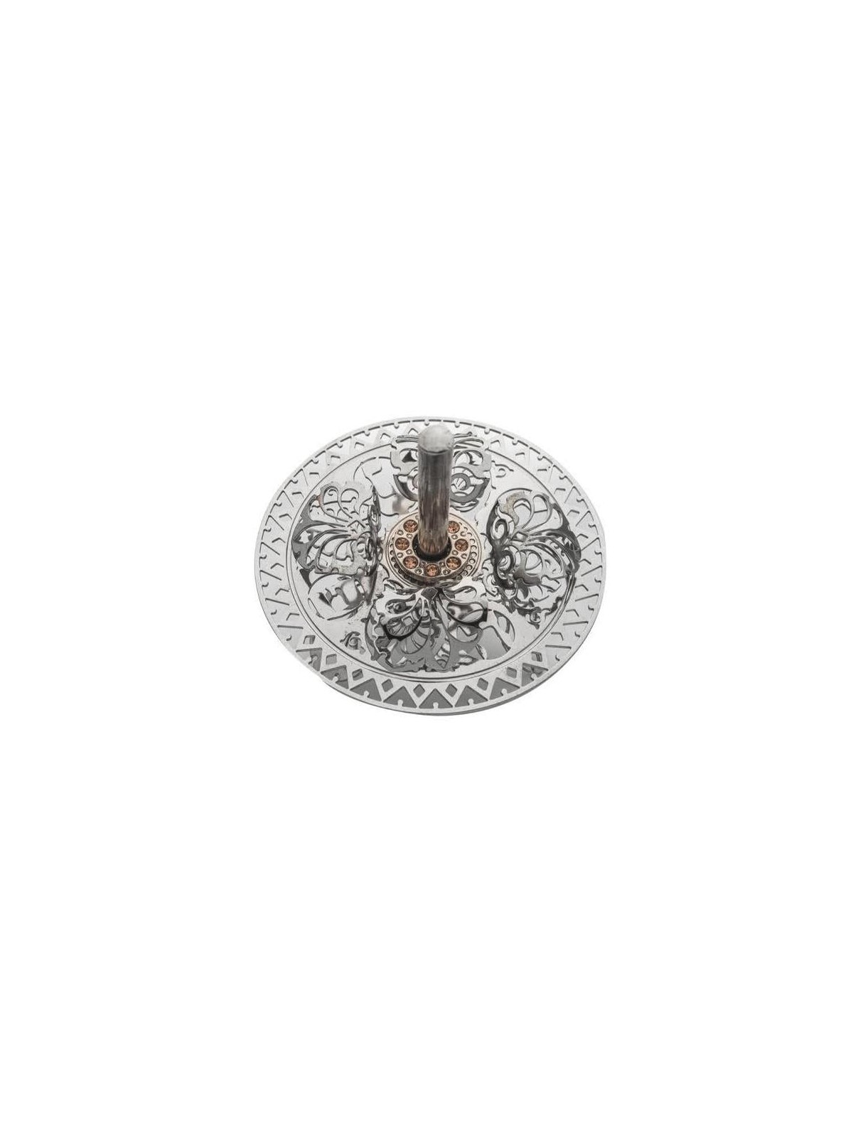 Yealat Chen Silver Plated Dreidel - Ornament